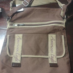 American Eagle Brown Cross Body Bag